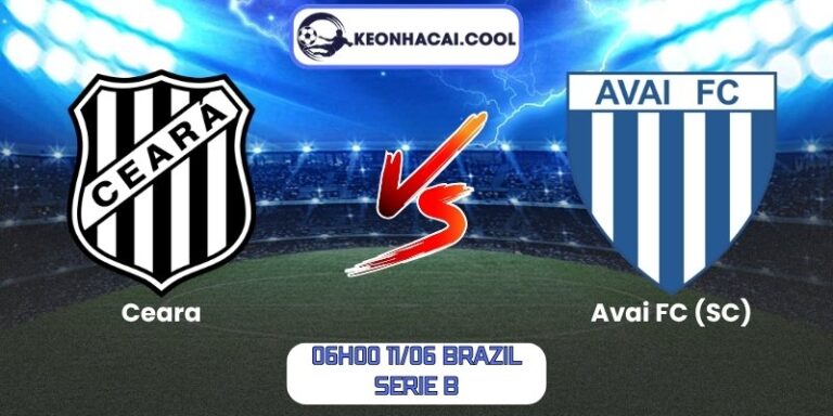 Soi kèo Ceara vs Avai FC (SC) (06h00 11/06, Brazil Serie B) 5 Ceara vs Avai FC (SC)