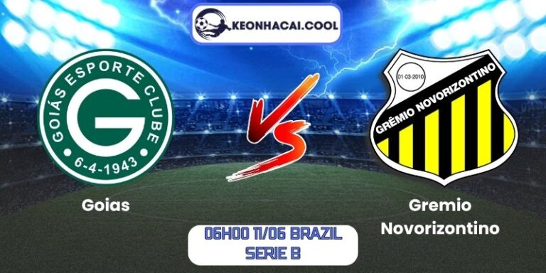 Soi kèo Goias vs Gremio Novorizontino (06h00 11/06, Brazil Serie B) 4 Goias vs Gremio Novorizontino